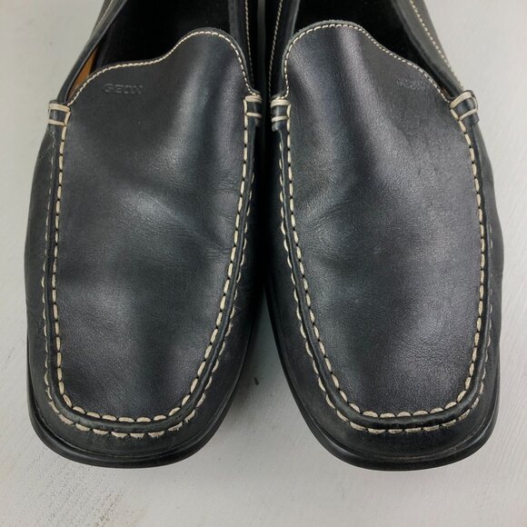 GEOX Men\'s EU 46 (US 13) Respira Leather Closed Toe Slip On Moc Loafers FAIR main image 10